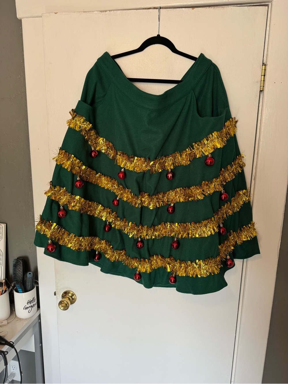 Unique Vintage Christmas Skirt